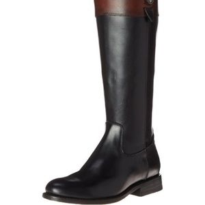 Frye Jaydon Button Tall Two Tone Boot Size 7.5